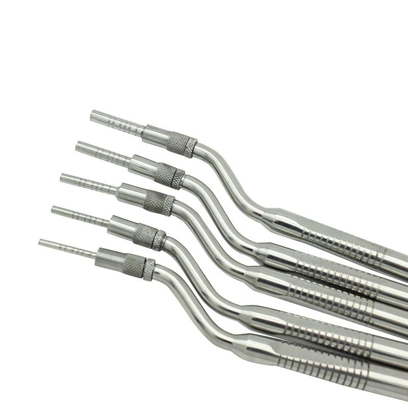 5 Pcs Dental Implant Osteotome Instrument Maxillary Sinus Elevator Tool Concave Tips Sinus Lifting Device Implant Bone Extruder