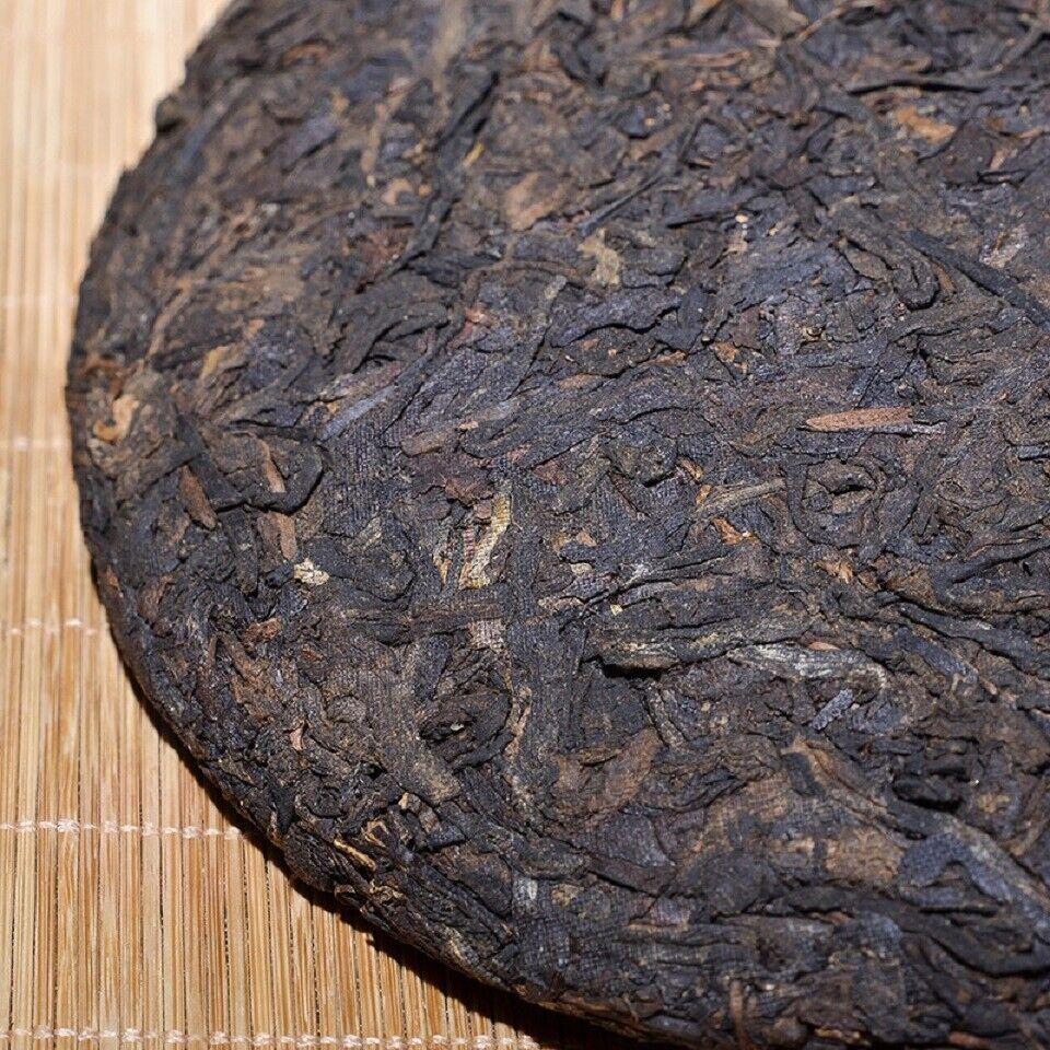 2008 År Sanpa Lao Ban Zhang Moden Puerh Pu'er Naturlig Shu Puer Te 357g Svart