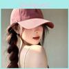 H Baseball Letter Cap For Women Cotton Wide Brim Hat Geometric Pattern Casual Use