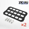 Motorcycle Molle Panel For Trunk Storage Aluminum Alloy Waterproof Tactical Universal Side Box Organizer Modular Storage