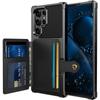 For Samsung Galaxy S22 Ultra Plus Credit Card Case PU Leather Flip Wallet Cover with Photo Holder Hard Back Cover for S22 Ultra