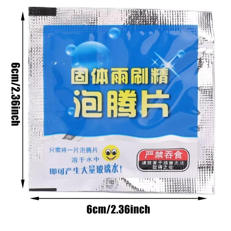 Tablete Efervescente Curățare Parbriz Auto Agent Solid de Spălare Îndepărtare Praf Funingine Întreținere Universal Sticlă Automobil Apă