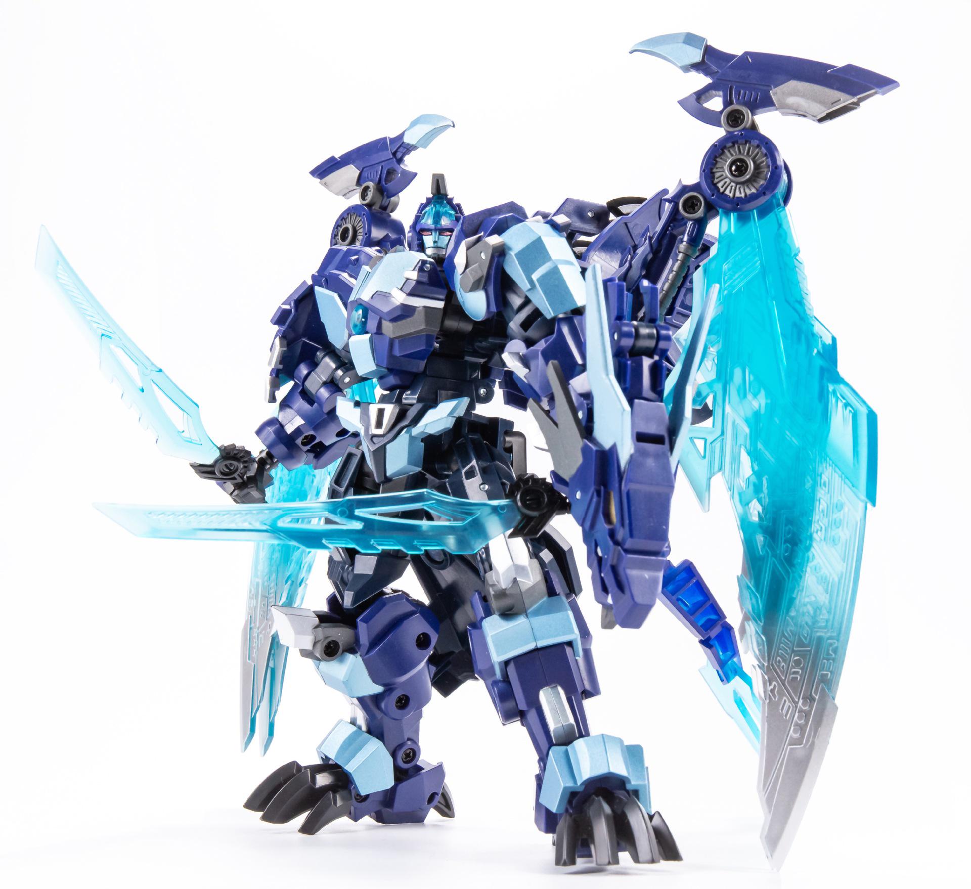 Jinbao 8871B Blue Ice Dragon Transformable Toy Robot Model