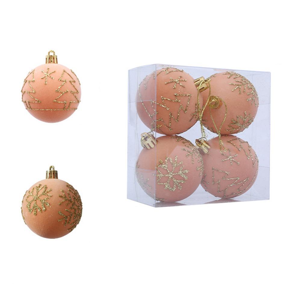 Plastic Christmas Decoative Balls Hanging Xmas Tree Ornaments Christmas Color Balls  Home Decor