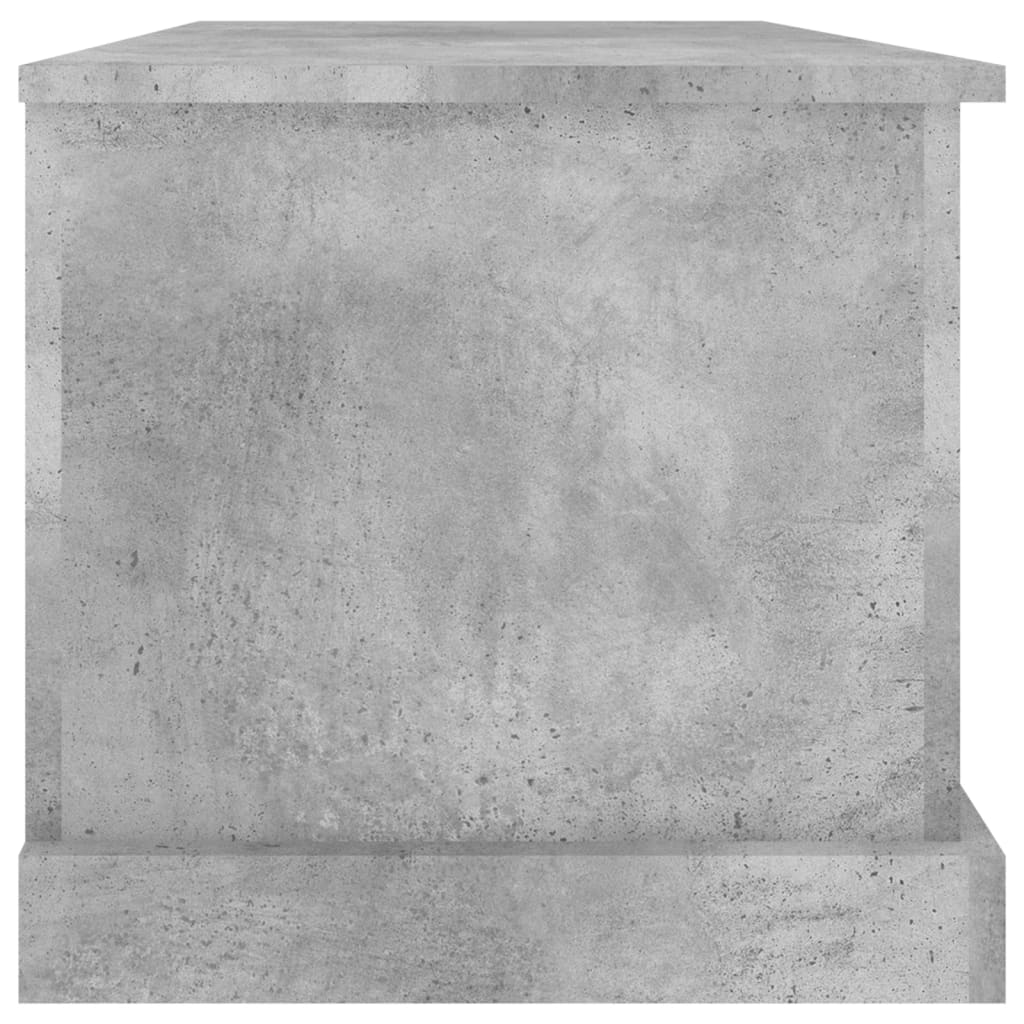 Storage Chest Concrete Grey 70 x 40 x 38 cm Engineered Wood
