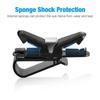 Car Sun Visor Sunglasses Holder Clip Portable Eyeglasses Mount Ticket Card Organizer Auto Interior Accessory