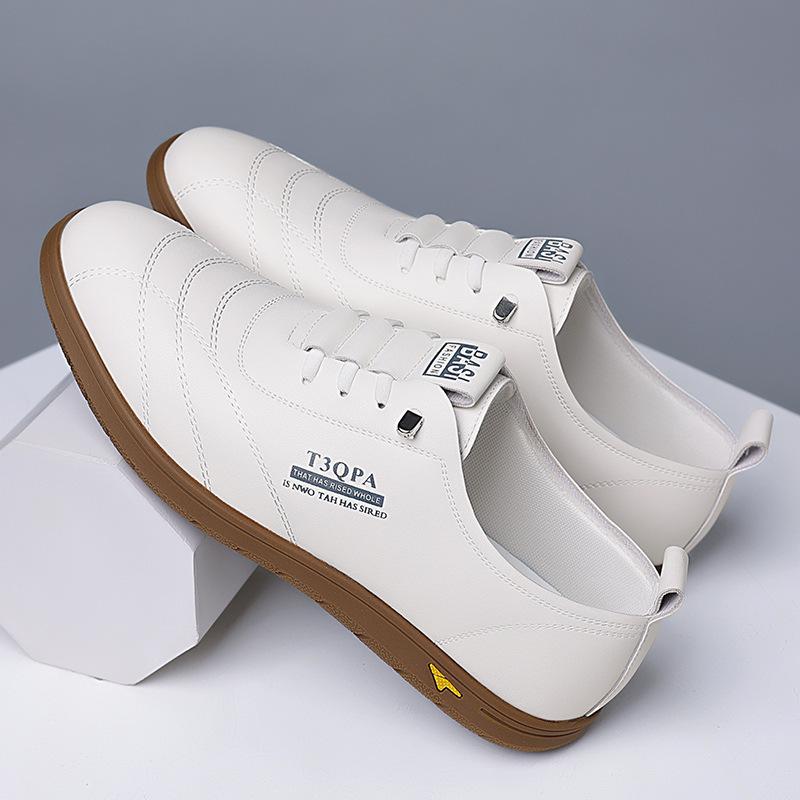 Business leather shoes soft sole leather surface casual British comfortable non-slip wear-resistant beanie shoes dad driving shoes