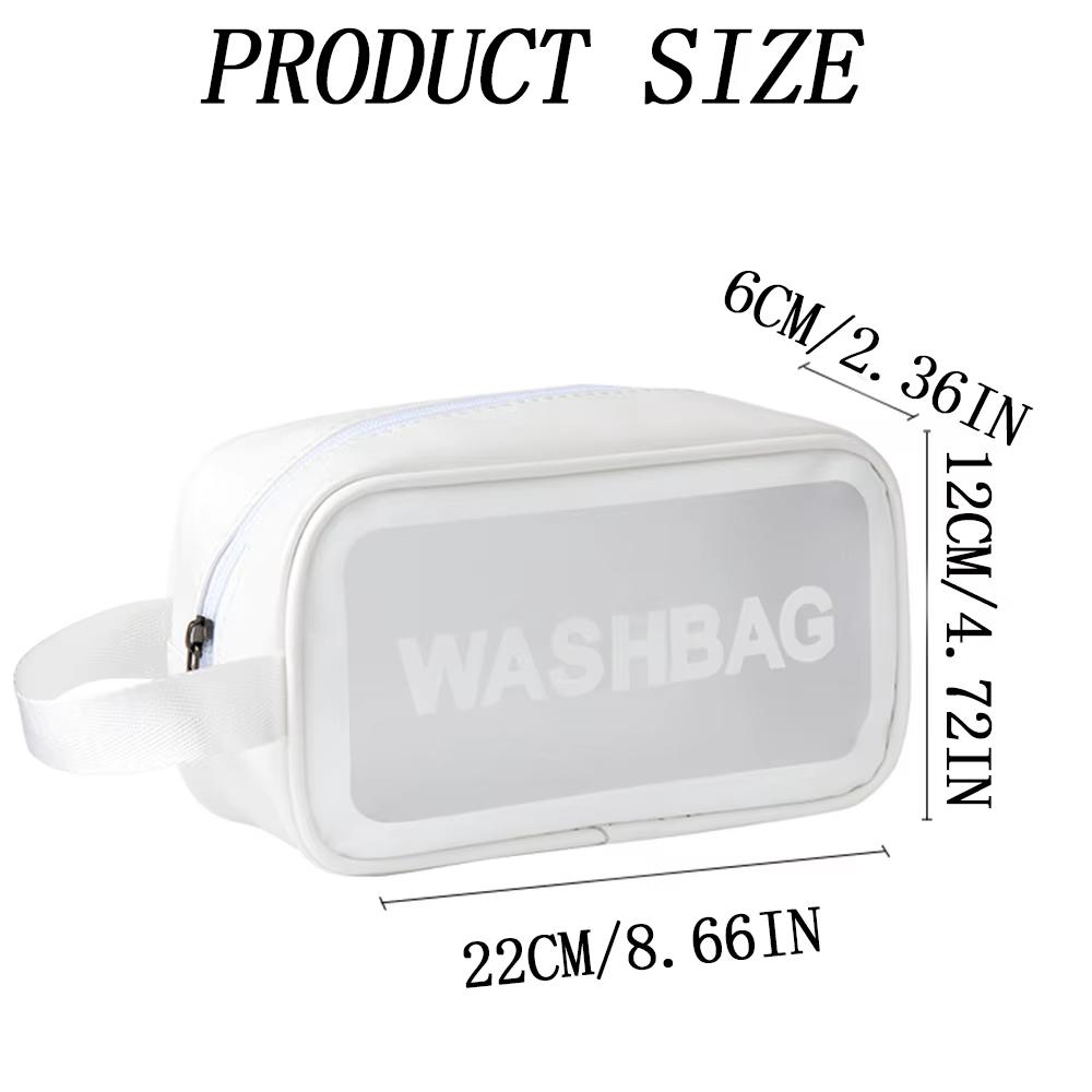 High-Quality Cosmetic Bag For Women Travel Transparent Waterproof Cosmetic Storage Powder Large Capacity Cosmetic Storage Bag