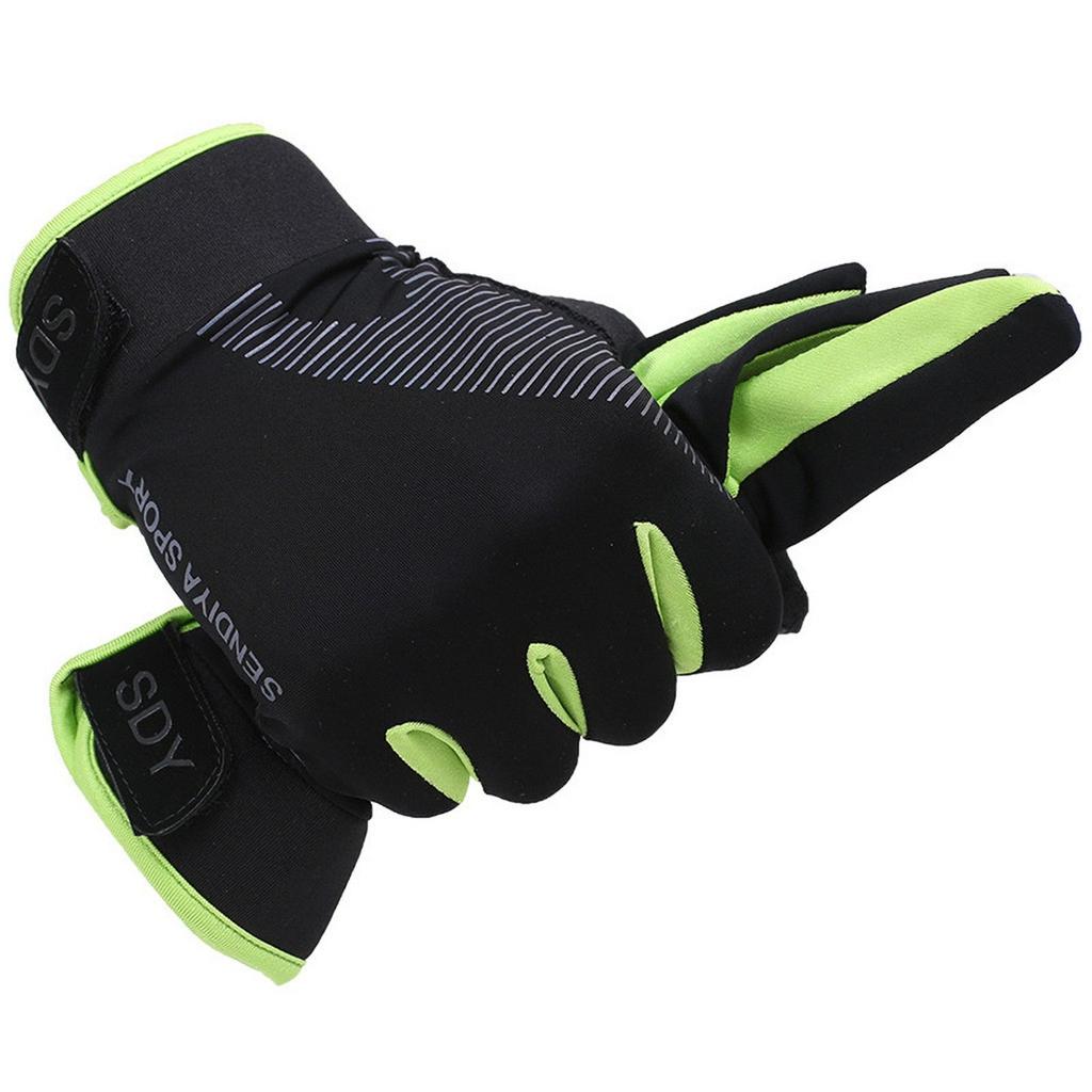 Men Cycling Gloves Full Finger Screen Motorcycle Bike Gloves Gym Training Gloves Outdoor Fishing Hand Guantes