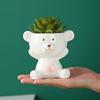 Cute Animal Flower Pot Succulent Pot Ceramics Planter Home Decor Desktop Ornaments Garden Decoration Bonsai Plant Pot