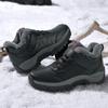 Žieminiai vyriški batai Nauji Vandeniui atsparūs PU odos Šilti Sniego Ankle Boots Lauko Šilti pliušiniai Neslystantys Darbiniai Aukštakulniai Laisvalaikio Batai