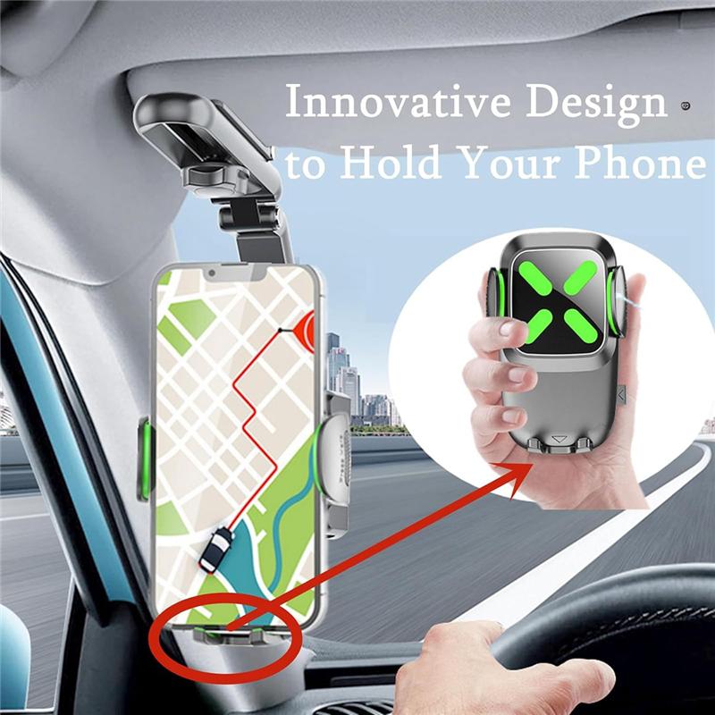 A16P-1 Piece Phone Holder Car Phone Mount Rotatable And Retractable Cell Phone Automobile Cradles