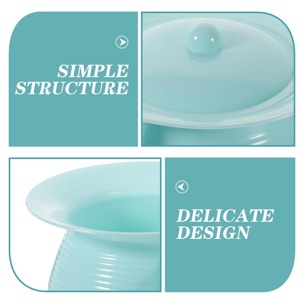 GLEAVI Kinder Töpfchen mit Deckel, Nachtgeschirr für den Heimgebrauch, Kinder- und Erwachsenenfreundlich, Wiederverwendbarer Kunststoff, Leicht zu reinigen