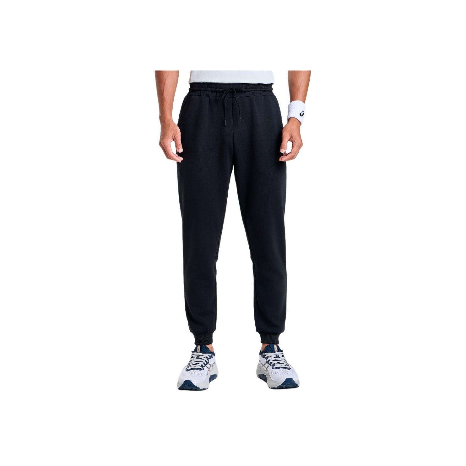 

New Asics Knitted Sports Pants Men s Black 2031E861-001 M