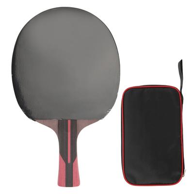 Table Tennis Bat Ping Pong Paddle 7 Layer Wood Base Plate Long Handle Shake Hand Grip Racket