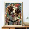 5d DIY Diamond Painting Cross Stitch Christmas Puppy Diamond Embroidery Animal Dog Mosaic Full Round Drill Home Decor
