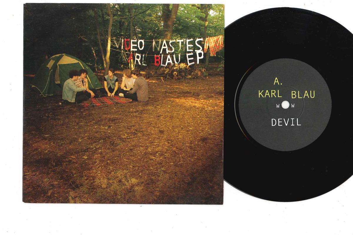 

7inch Record VIDEO NASTIES - Karl Blau EP WOW005 WAY OUT WEST 2007 UK Rock Used