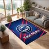 Chicago Cubs Crystal Velvet Rug, Custom Name Text Personalized Non‑Slip Floor Mat for Home Decor Gift