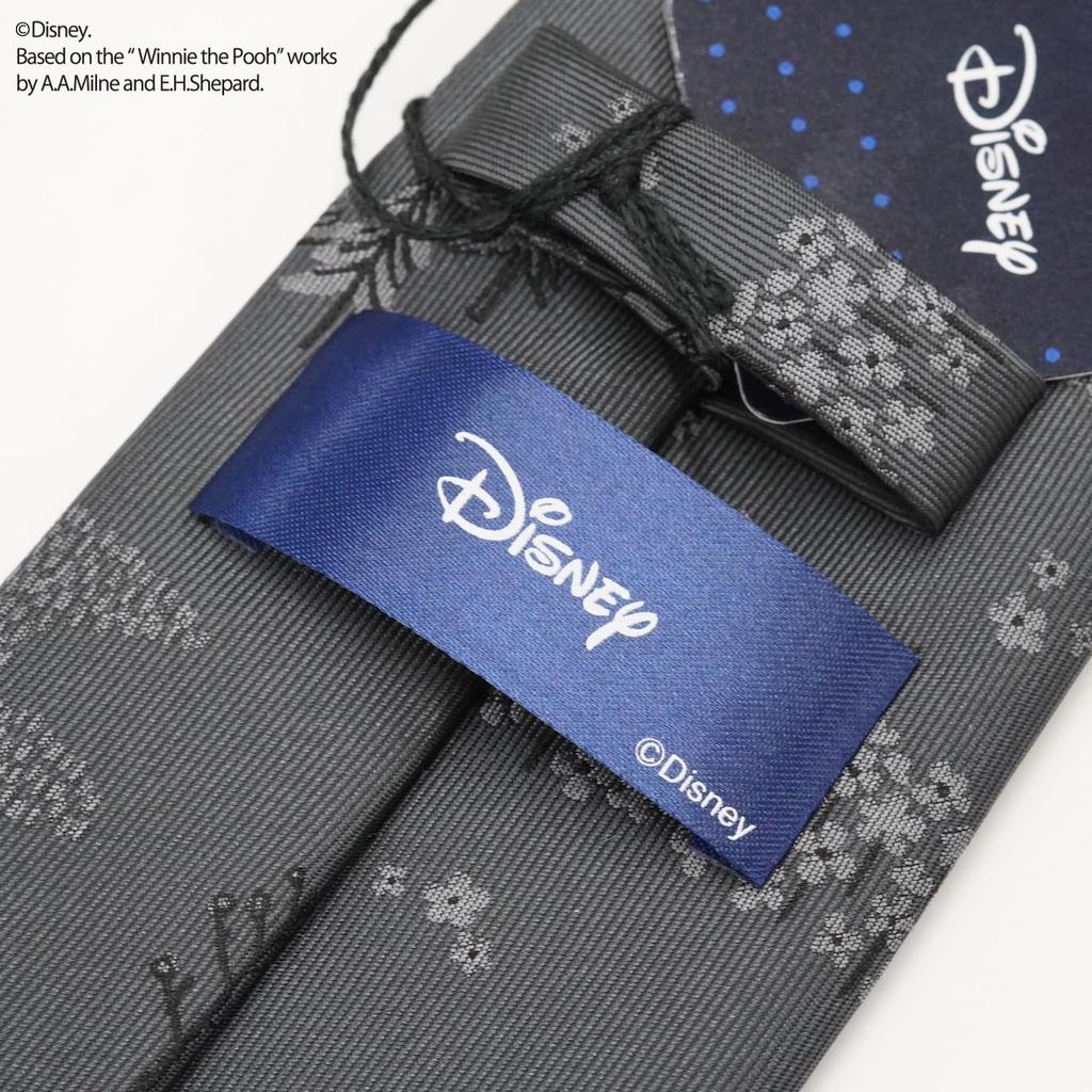 [Disney] Winnie the Pooh One-Point Tie DW1431 Gray