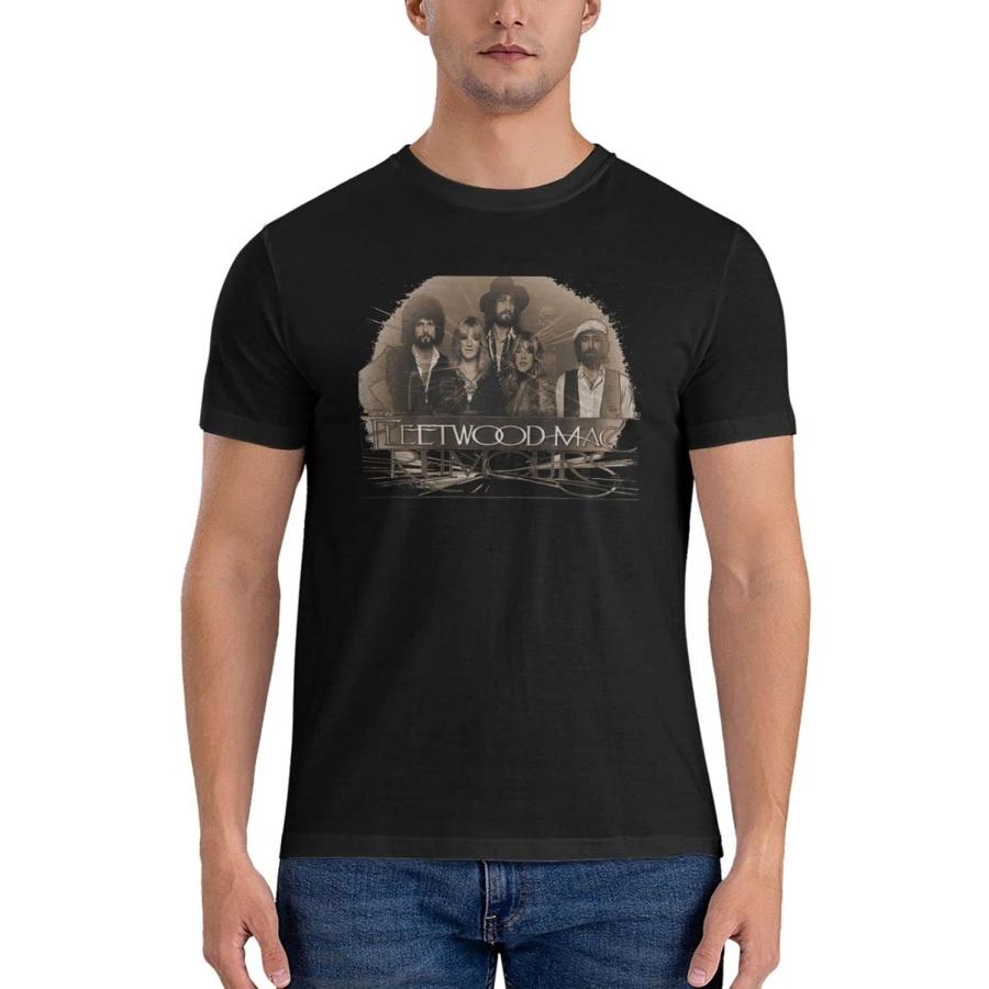 

LQSSA Men s Short Sleeve T-Shirt Fleetwood Mac Cotton Crewneck Sport Tee Mens Workout Undershirt XXXXXL різнокольоровий