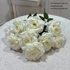 9-Head Diamond Rose Silk Bouquet for Wedding & Home Décor