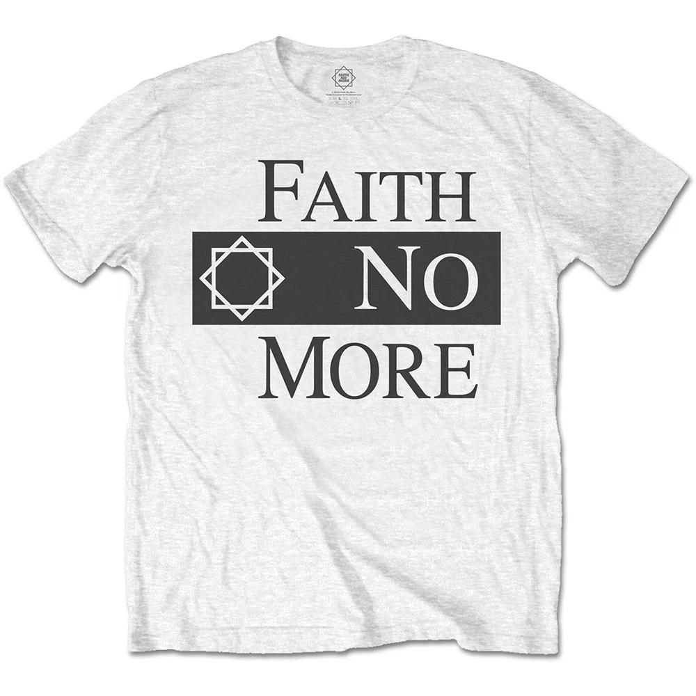 Белая официальная унисекс футболка с логотипом Faith No More 4XL