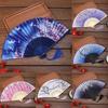 2026 Latest Models Vintage Silk Folding Fan, Chinese, Japanese, Bamboo, Tassel, Dance Hand Fan, Home Decoration, Ornament Craft
