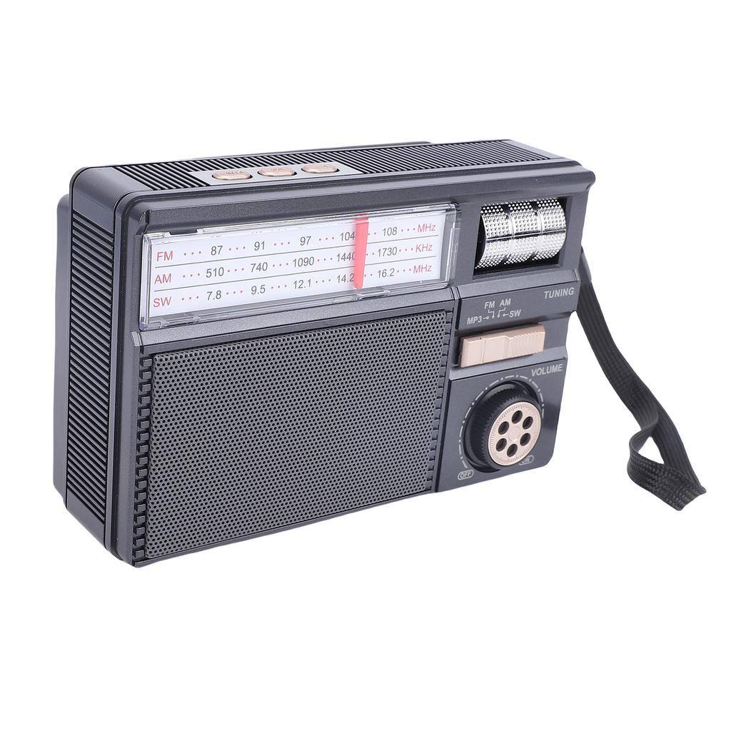   Solar Radio Portable AM FM SW Radio Support Rechargble Battery and Solar Panels Power Supply for Camping Outdoor Activities