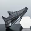 Men's Shoes Spring New Fly-woven Breathable Casual Shoes Low-top High-elastic Sports Single Shoes Running Shoes Men