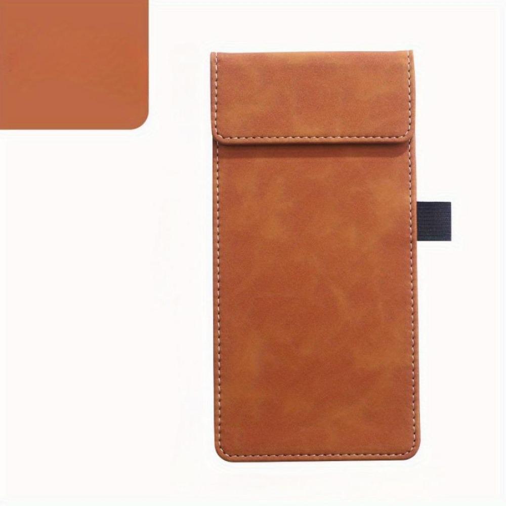 1PC Colorful A6 Bill Clip --PU Writing Pad Signature Plate Hotel Restaurant Commercial Menu Clip Conference Folder