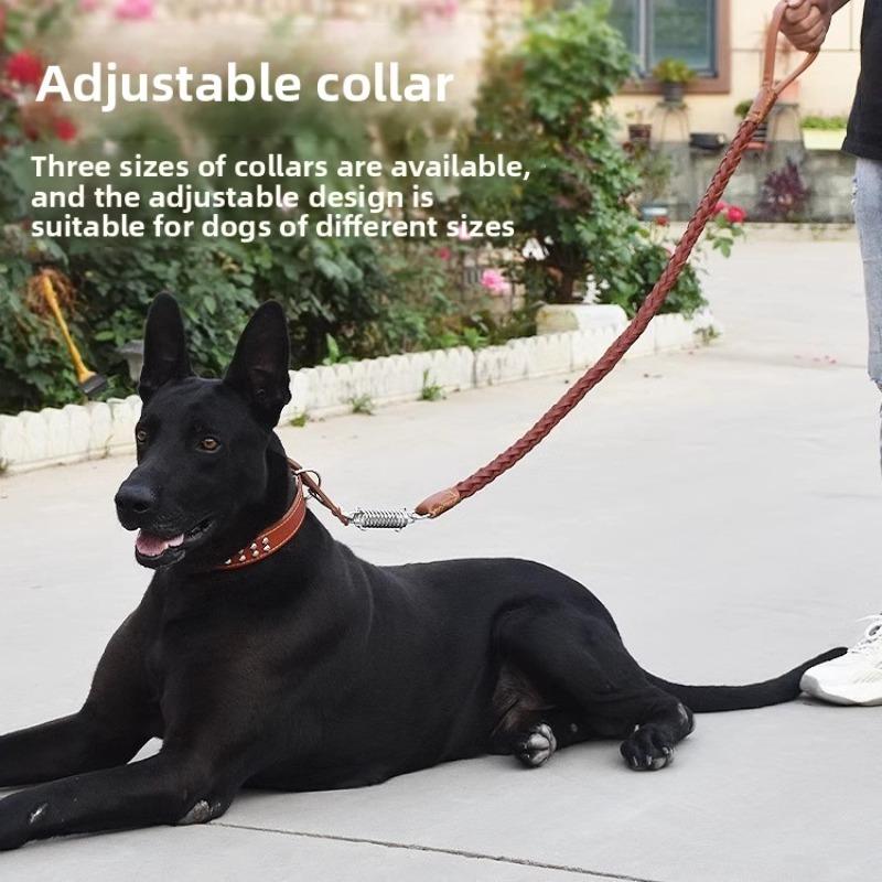 Dog Leashes, Dog Walking Chains, Small, Medium and Large Dog Training, Anti-explosion, Punching and Knotting, Golden Retriever Pet Supplies