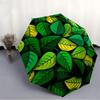 1pc Leaf Pattern Automatic Opening/closing Umbrella with Auto Open/Close, Perfect Gift for Friends, Durable Plastic Handle yy250801236