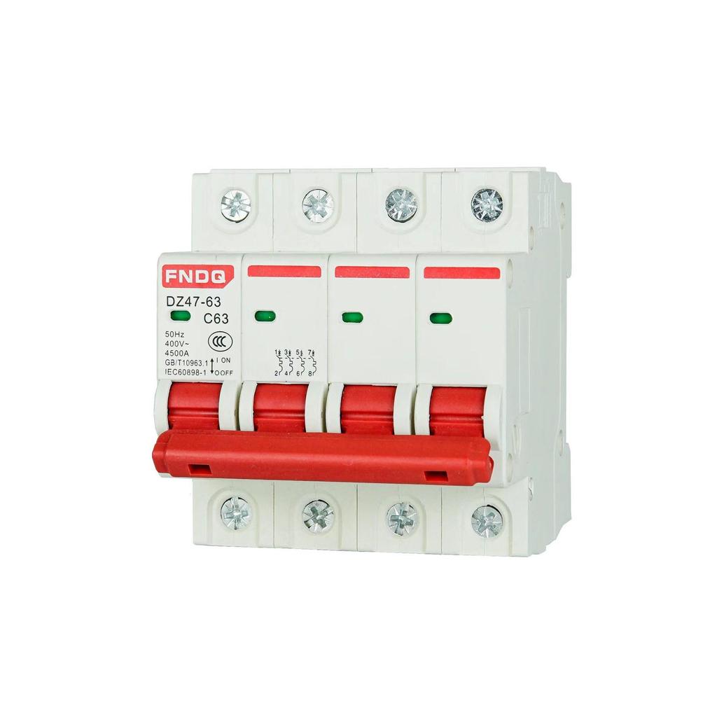 Dual-Pole Residual Current Circuit Breaker with Leakage Protection - 220V Electric Safety Switch