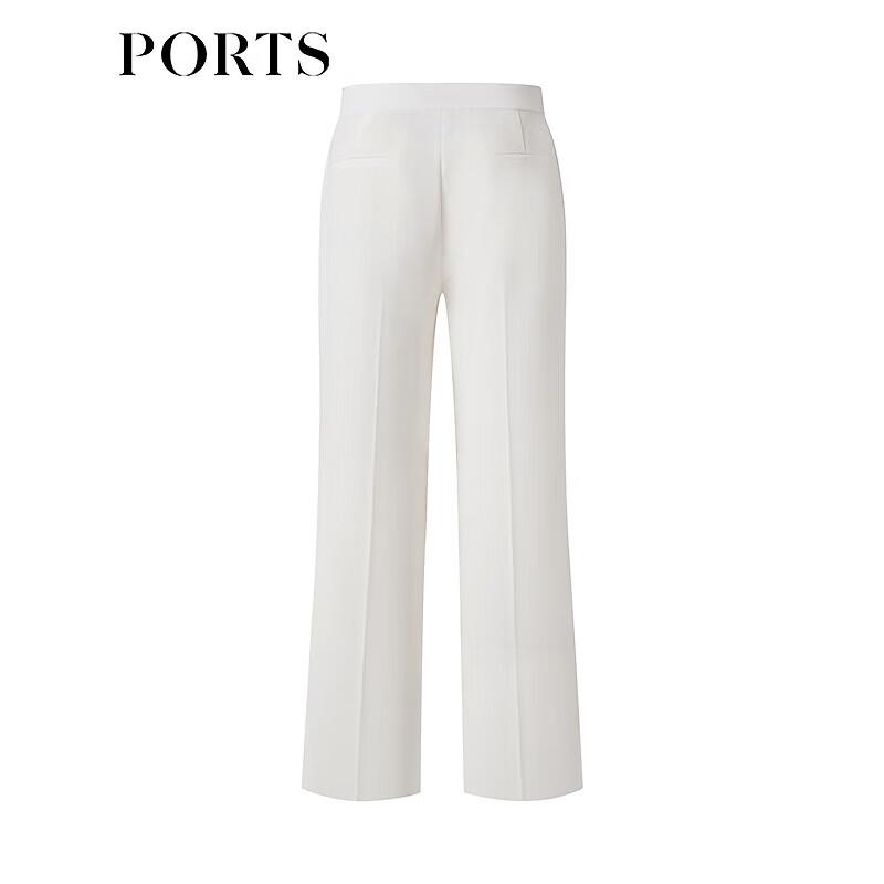 PORTS Women's Triacetate Wide-Leg Pleated Trousers