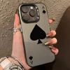 Mode Cool Poker Schwarzer Körper Handyhülle Für iPhone 17 Pro Max 16E 15 Pro 14 13 12 11 Mini AIR XS XR XS 8Plus Minimalismus Stoß