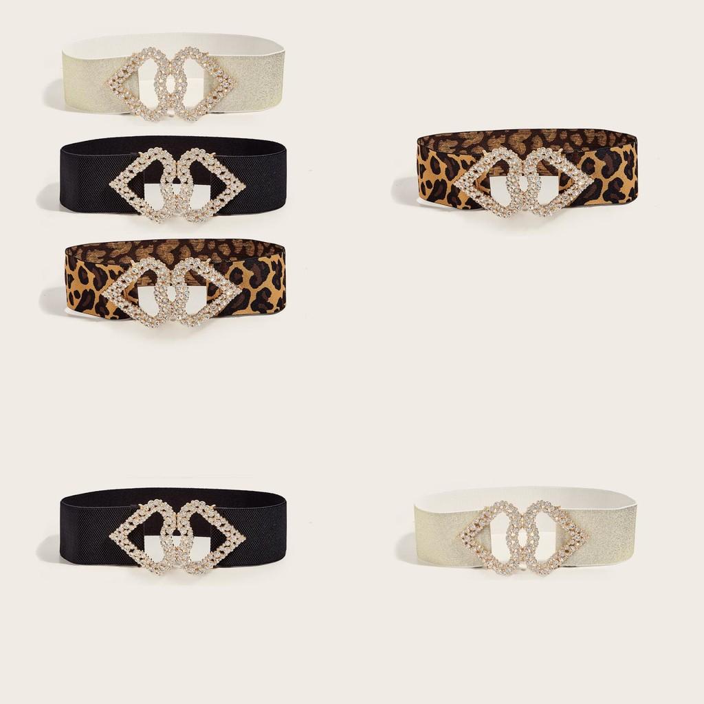 Buckle Romantic Heart Elastic Waist Belt Women Stylish Spring Enhancer Outfit