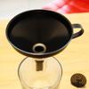 Steel Kitchen Funnel For Jars And Bottles + Strainer
