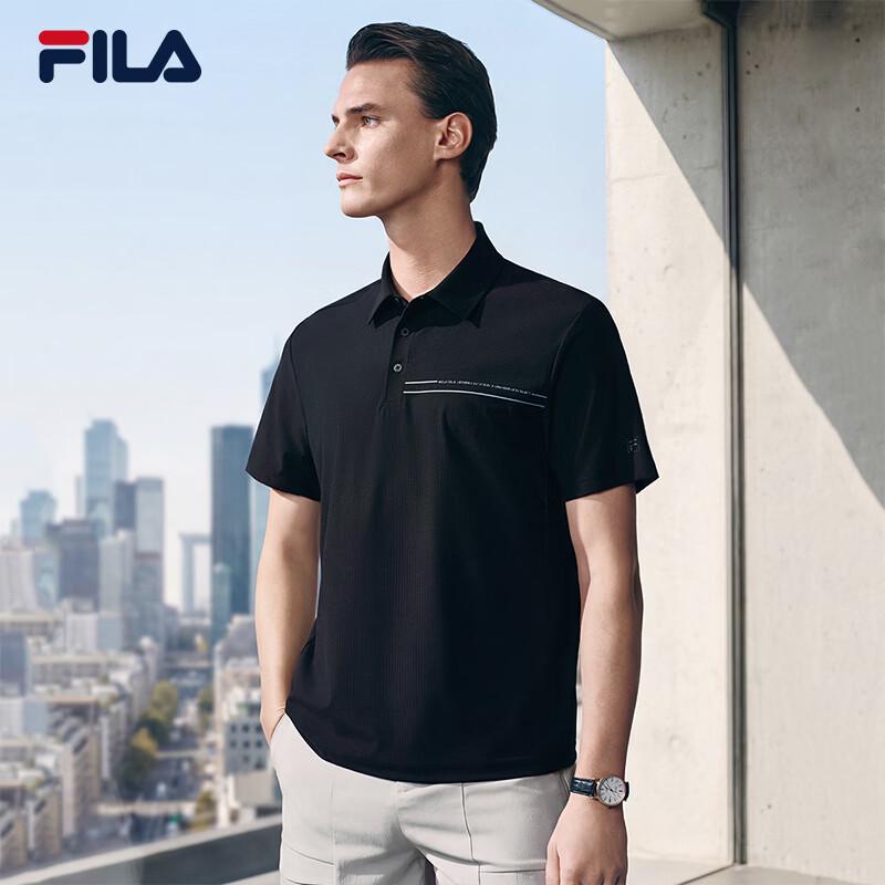 FILA Men s Cooling Knit Short Sleeve Polo Shirt S