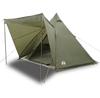 Camping Tent VidaXL Family Tipi 6-person Olive Waterproof