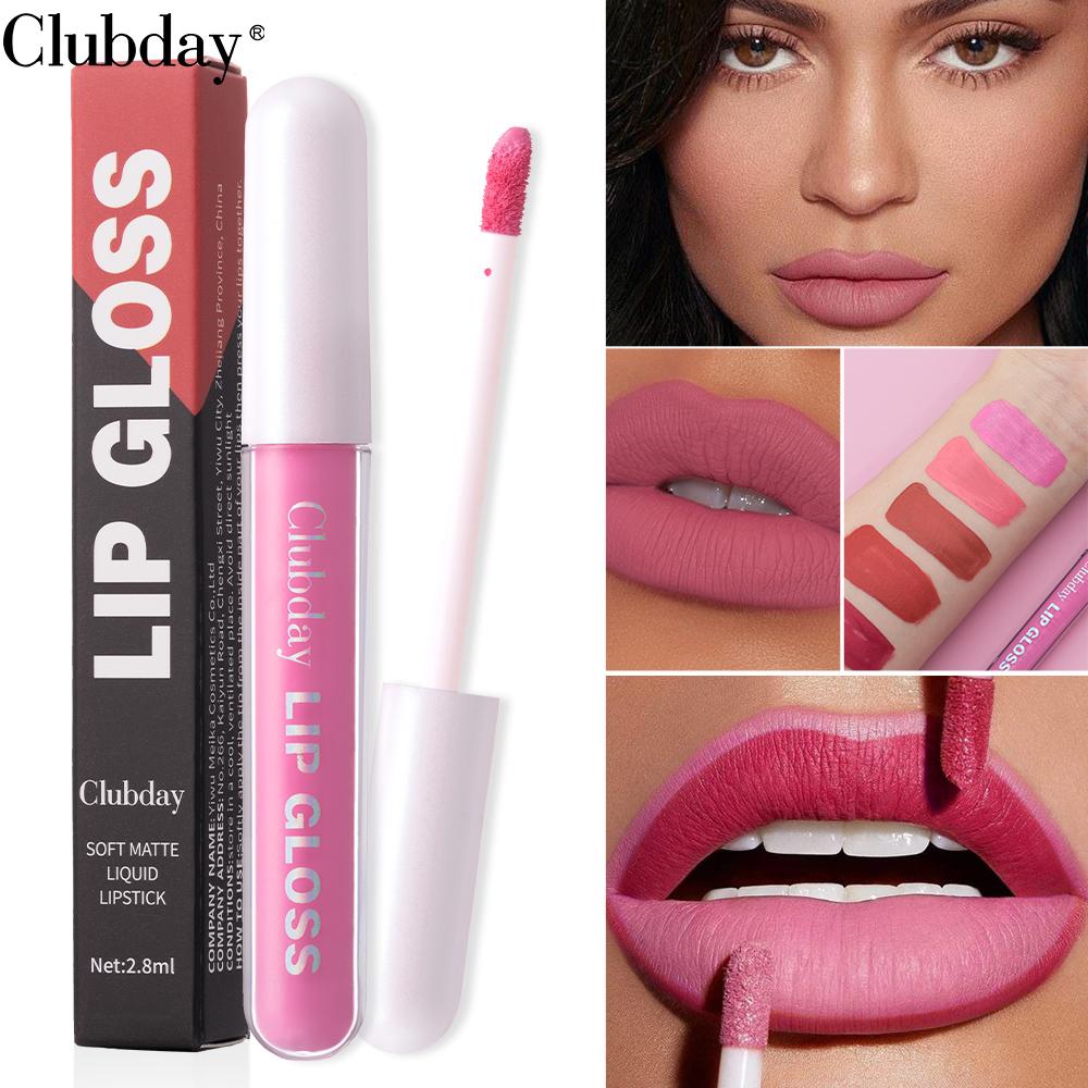 Clubday Matte Velvet Lip Gloss, Long-lasting And Easy To Apply, Suitable For A Variety Of Makeup Looks, Available In 6 Shades.