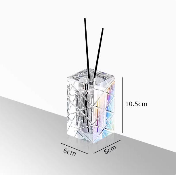 Bathroom Crystal Glass Toothpick Dispenser, Cotton Swab Box, Toothpick Holder, Dental Floss Storage Jar Teeth, Household Items