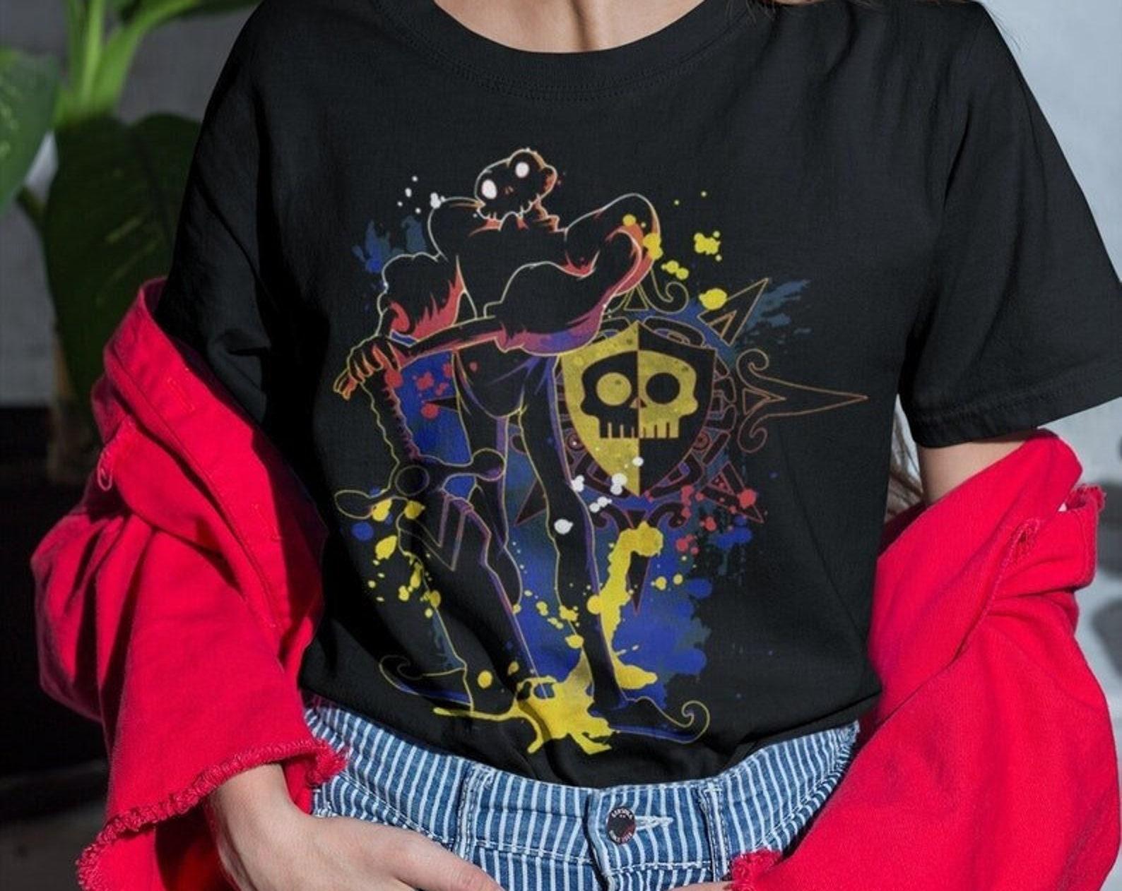 Unisex MediEvil Sir Daniel Fortesque Gaming T-Shirt, Retro Videogame Shirt 2XL