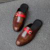 Fashionable Men Slippers European American Casual One-step Comfortable Business Brand Shoes British Gentleman Slippers Men