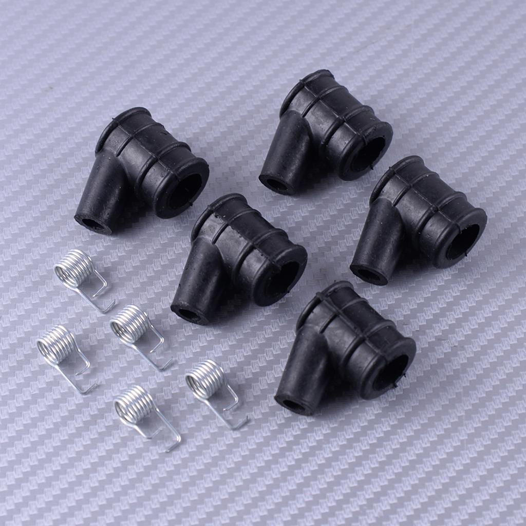 Power Tool Accessories 5 Kit Ignition Coil Cap & Spring Replacment Fit For 2 Stroke 4500 5200 5800 45CC 52CC 58CC Chains