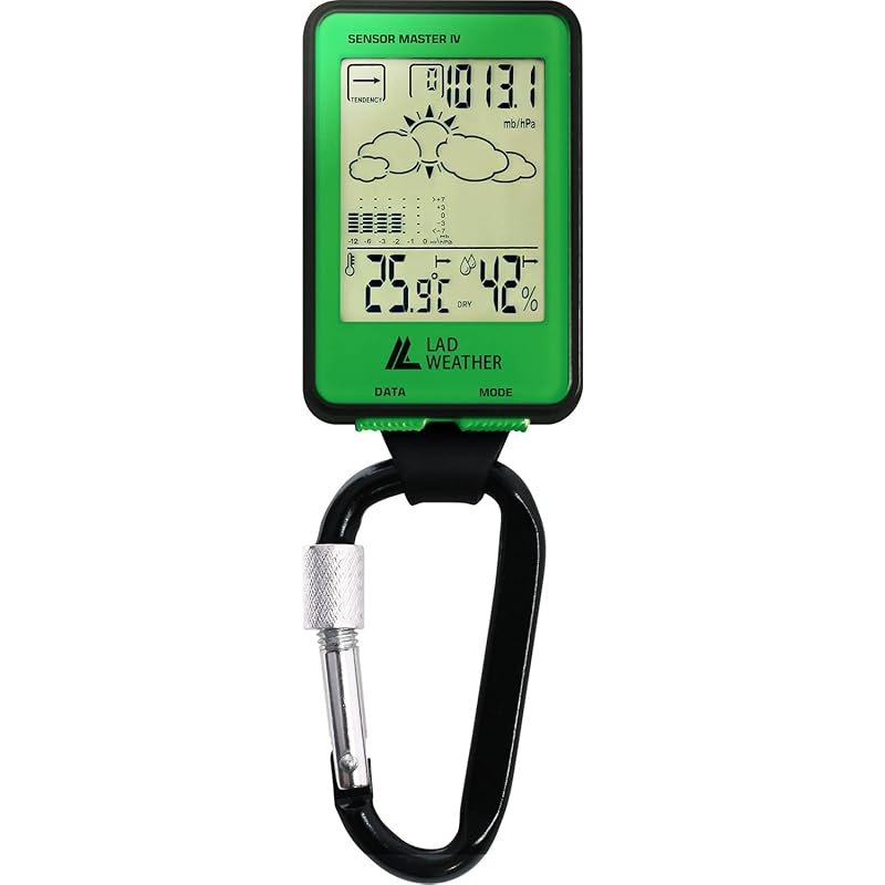 

[Rad Weather] Equipped with American-made sensor outdoor gear Altimeter/barometer/compass/weather forecast/thermometer/hygrometer For camping and