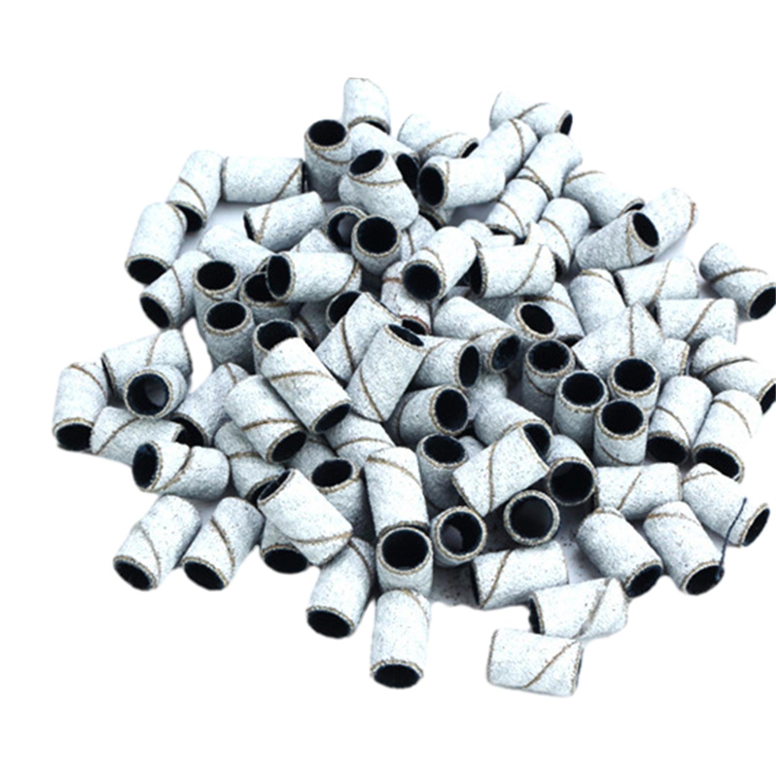 

100 шт. маленьких шлифовальных лент для маникюра, гладкие и прочные инструменты для полировки фрезы для ногтей C