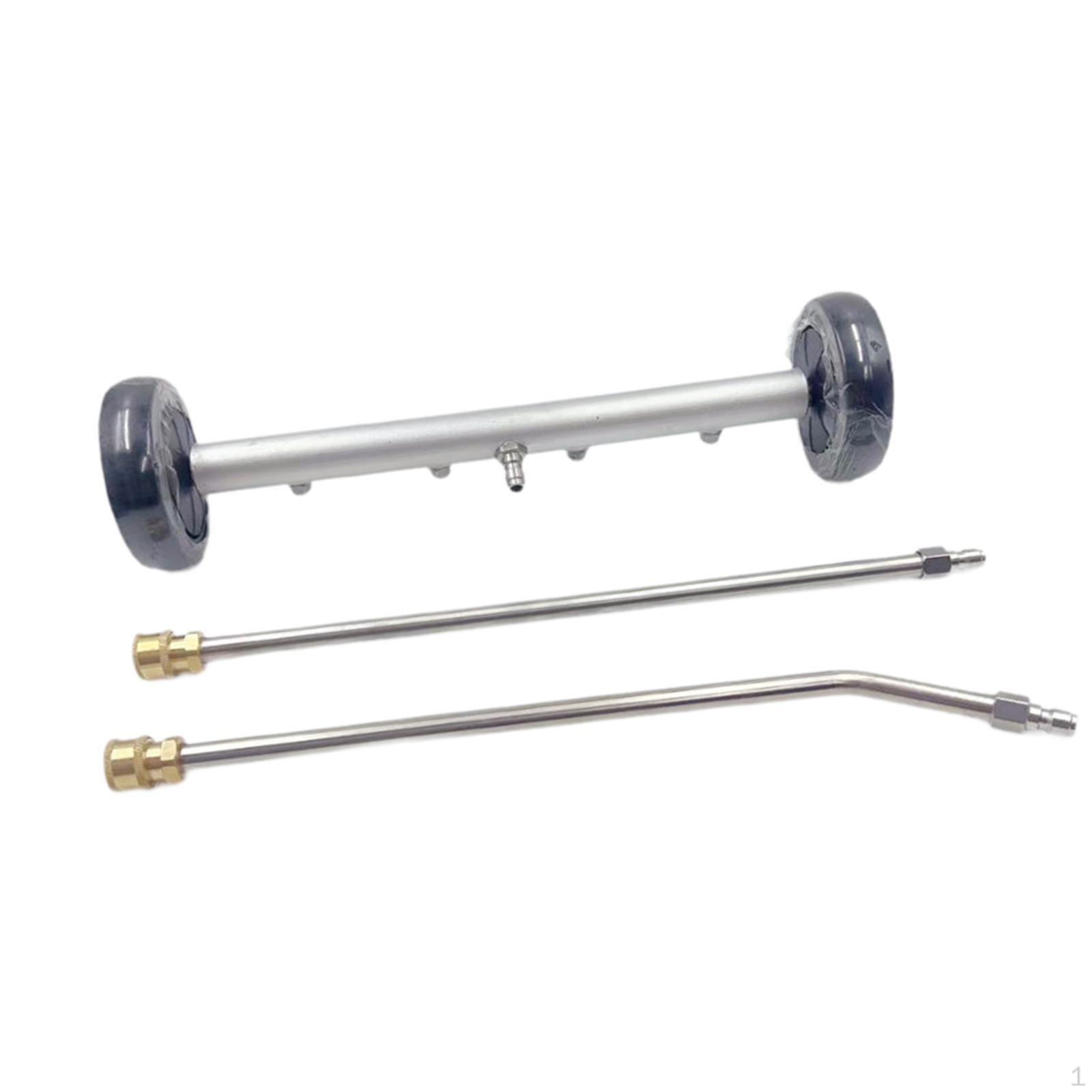 

Pressure Washer Undercarriage Cleaner with Extension under Car Attachment 4 Nozzles for