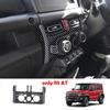 For Suzuki Jimny Nomade -2025 ABS carbonfiber door handle bowl window rise switch gear Handbrake AC vent Navigation cover