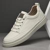 Hochwertige Herren Lederschuhe Sommer Bequeme Sneakers Modedesigner Herrenschuhe Weiches Leder Vielseitige Skateboardschuhe