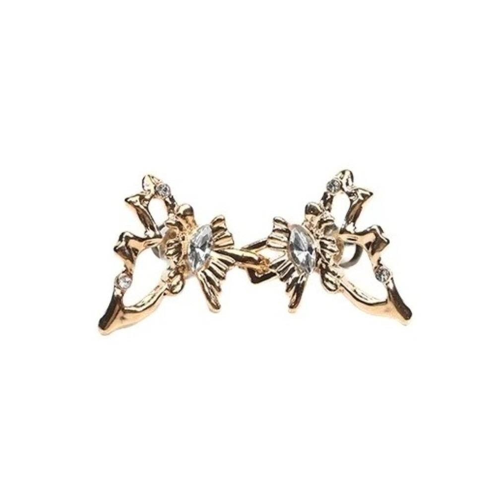 Five Pointed Star Jeans Buttons Adjustable Butterfly Pants Pins Waist Tightening Tool Fixed Brooches Dress Decoration